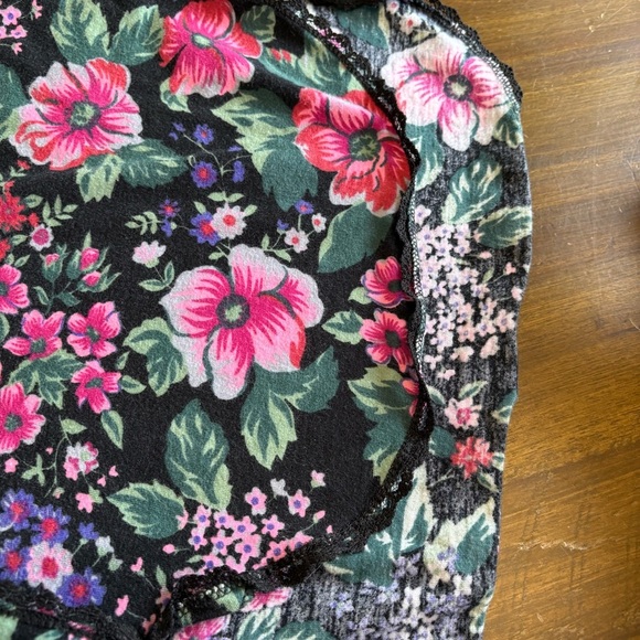 Victoria’s Secret Gold Label Cotton Floral Button Down Gown Dress Sleep Vintage - Picture 9 of 10